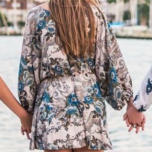 Free People Floral Mini Dress